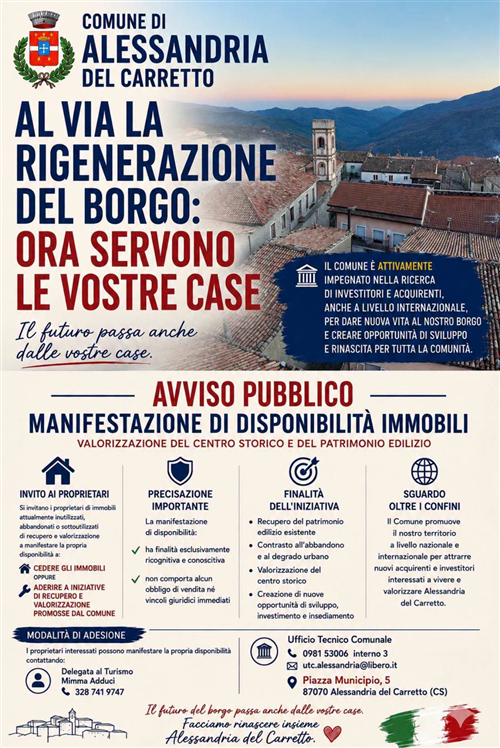 Rigenerazione del borgo: ora serve il contributo dei proprietari